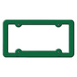 Green Solid Novelty Metal License Plate Frame LPF-004