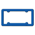 Blue Solid Novelty Metal License Plate Frame LPF-005