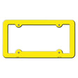 Yellow Solid Novelty Metal License Plate Frame LPF-006