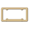 Gold Solid Novelty Metal License Plate Frame LPF-015