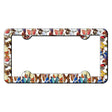 Butterflies Novelty Metal License Plate Frame LPF-020