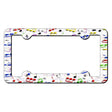 Music Notes Novelty Metal License Plate Frame LPF-028