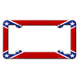 Confederate Flag Novelty Metal License Plate Frame LPF-031