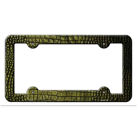 Reptile Skin Novelty Metal License Plate Frame LPF-048