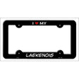 Laekenois Novelty Metal License Plate Frame LPF-233 Black