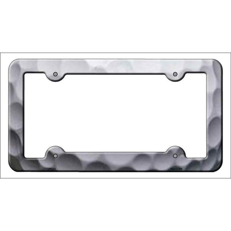 Golfball Ripples Novelty Metal License Plate Frame  LPF-274