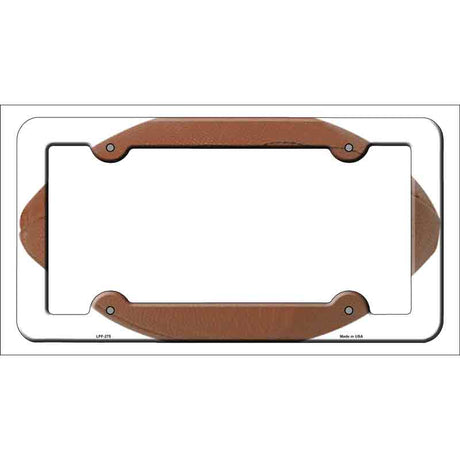 Football Threads Novelty Metal License Plate Frame LPF-275