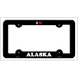 Love Alaska Novelty Metal License Plate Frame