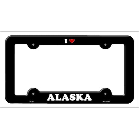 Love Alaska Novelty Metal License Plate Frame