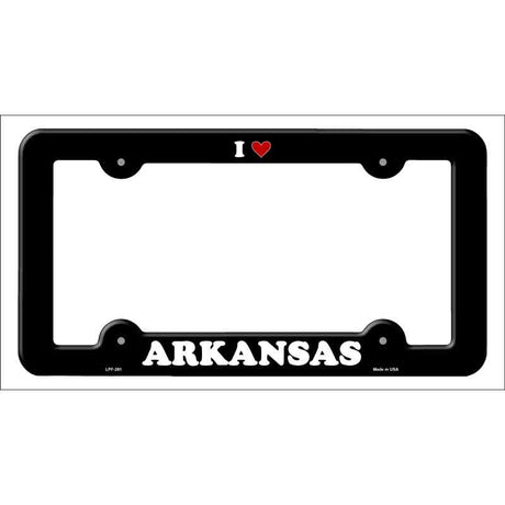 Love Arkansas Novelty Metal License Plate Frame