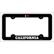 Love California Novelty Metal License Plate Frame