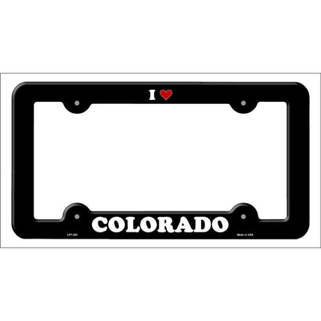 Love Colorado Novelty Metal License Plate Frame