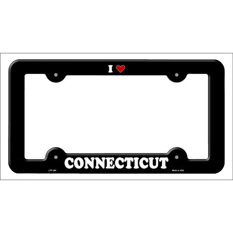 Love Connecticut Novelty Metal License Plate Frame