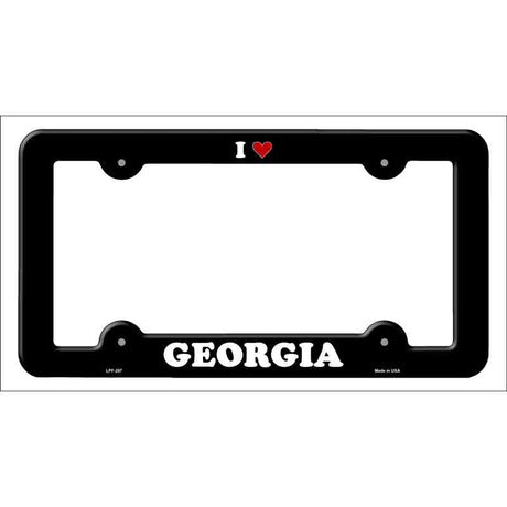 Love Georgia Novelty Metal License Plate Frame