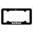 Love Hawaii Novelty Metal License Plate Frame