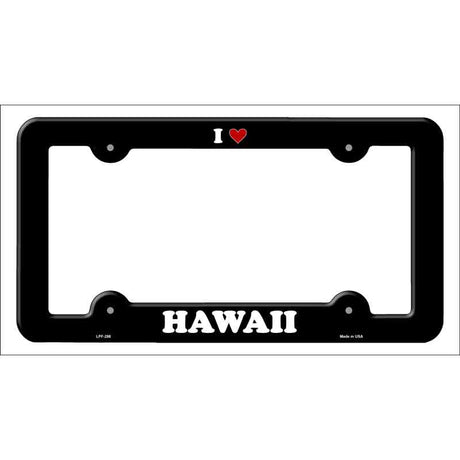 Love Hawaii Novelty Metal License Plate Frame