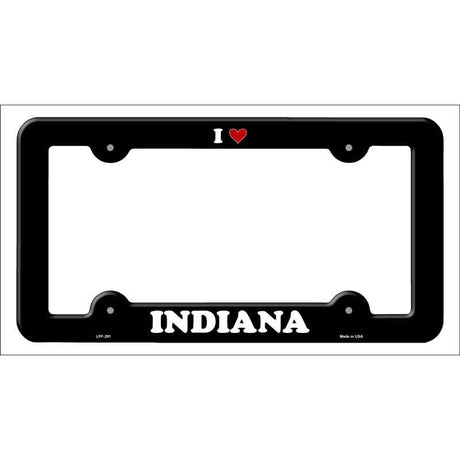 Love Indiana Novelty Metal License Plate Frame