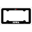 Love Iowa Novelty Metal License Plate Frame