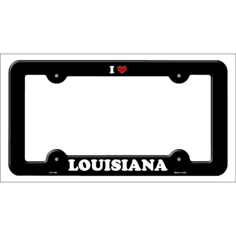 Love Louisiana Novelty Metal License Plate Frame