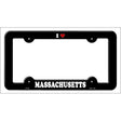 Love Massachusetts Novelty Metal License Plate Frame