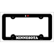 Love Minnesota Novelty Metal License Plate Frame