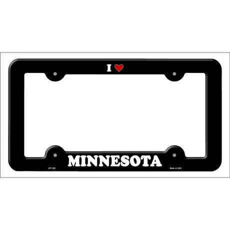 Love Minnesota Novelty Metal License Plate Frame