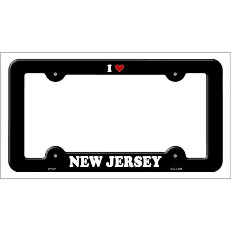 Love New Jersey Novelty Metal License Plate Frame