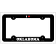 Love Oklahoma Novelty Metal License Plate Frame