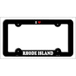 Love Rhode Island Novelty Metal License Plate Frame