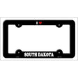 Love South Dakota Novelty Metal License Plate Frame