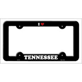 Love Tennessee Novelty Metal License Plate Frame LPF-319 Black