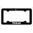 Love Texas Novelty Metal License Plate Frame