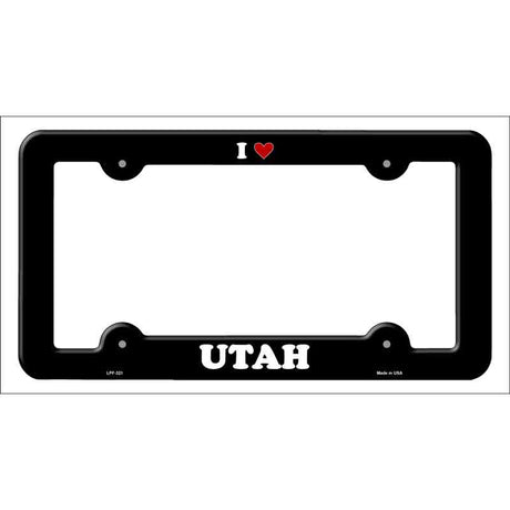 Love Utah Novelty Metal License Plate Frame