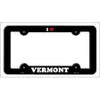 Love Vermont Novelty Metal License Plate Frame