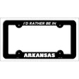 Be In Arkansas Novelty Metal License Plate Frame