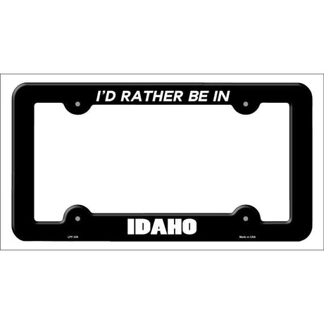 Be In Idaho Novelty Metal License Plate Frame