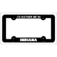 Be In Indiana Novelty Metal License Plate Frame