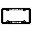 Be In Louisiana Novelty Metal License Plate Frame