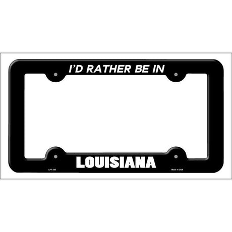 Be In Louisiana Novelty Metal License Plate Frame