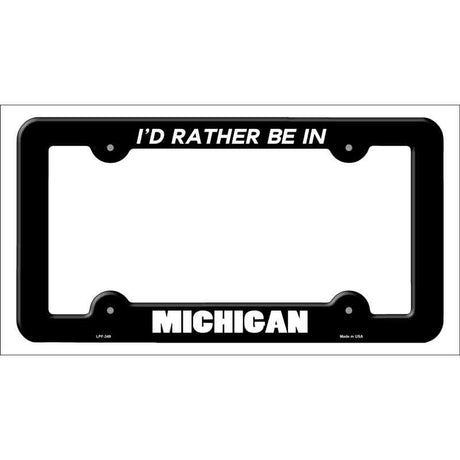 Be In Michigan Novelty Metal License Plate Frame