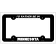 Be In Minnesota Novelty Metal License Plate Frame