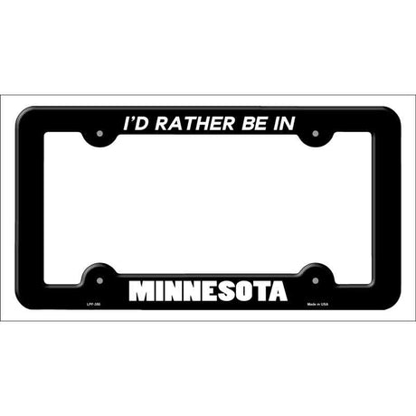 Be In Minnesota Novelty Metal License Plate Frame