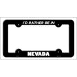 Be In Nevada Novelty Metal License Plate Frame