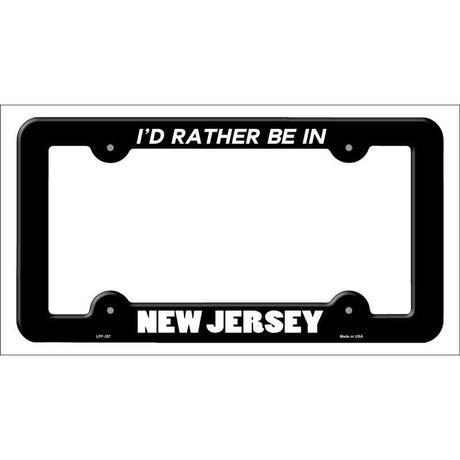 Be In New Jersey Novelty Metal License Plate Frame