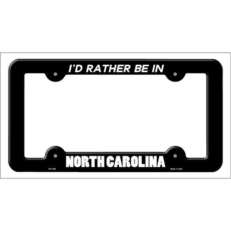 Be In North Carolina Novelty Metal License Plate Frame