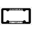 Be In Pennsylvania Novelty Metal License Plate Frame