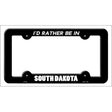 Be In South Dakota Novelty Metal License Plate Frame