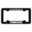 Be In Tennessee Novelty Metal License Plate Frame