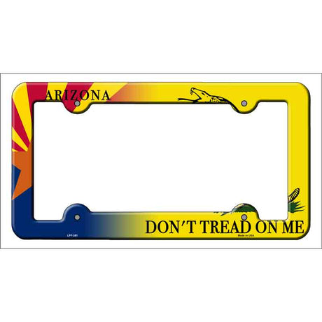 Arizona|Dont Tread Novelty Metal License Plate Frame LPF-381