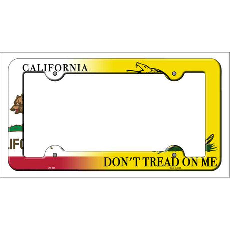 California|Dont Tread Novelty Metal License Plate Frame LPF-383